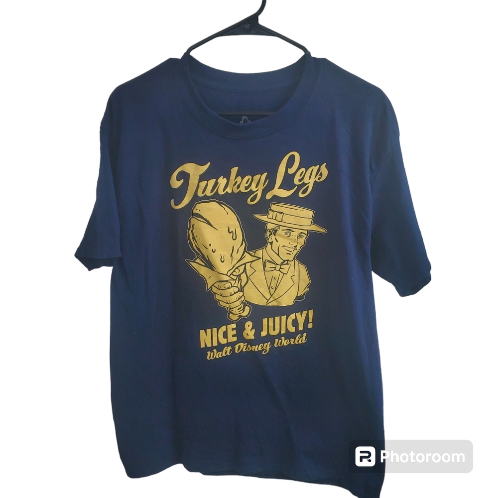 Disneyland park Walt Disney World Resorts by Hanes Parks Turkey Leg T Shirt